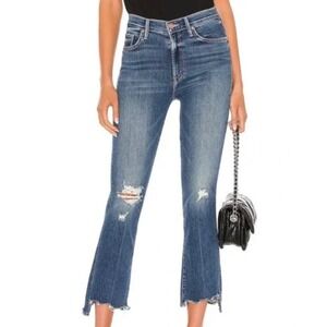 Mother The Insider Crop Step Chew, Dancing On Coals, Size 25, Mid-Rise